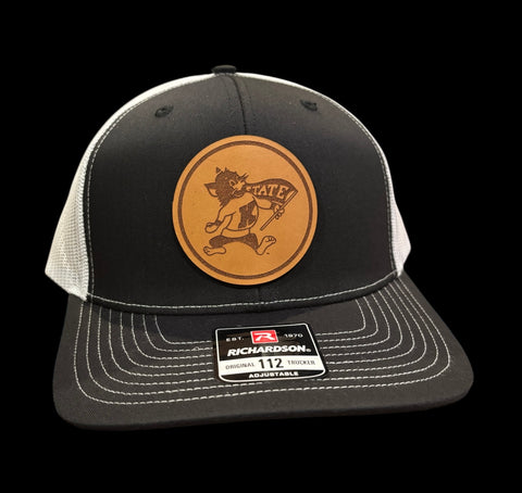 Flag Willie Circle Leather Patch Hat