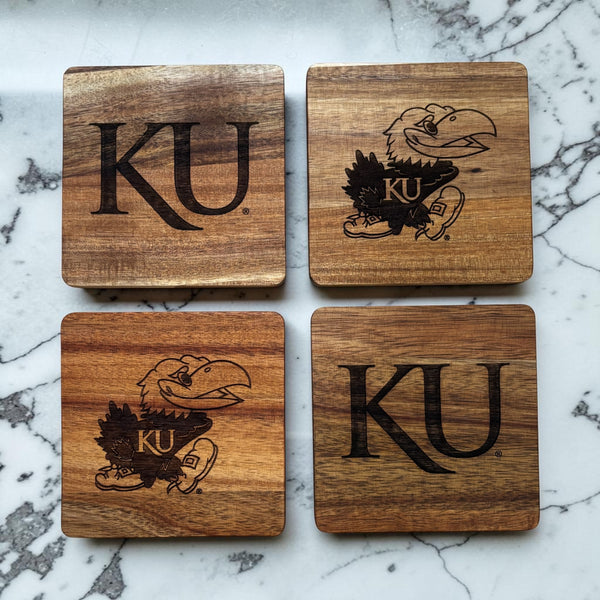 University of Kansas Jayhawks Coasters