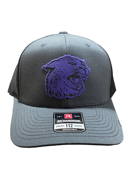 K-State Offset Retro Willie Purple Premium Leatherette Patch Hat