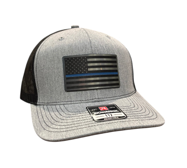 Thin Blue Line Flag Tri-Layer Acrylic Patch Hat