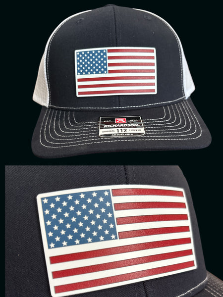 American Flag Tri-Layer Acrylic Patch Hat
