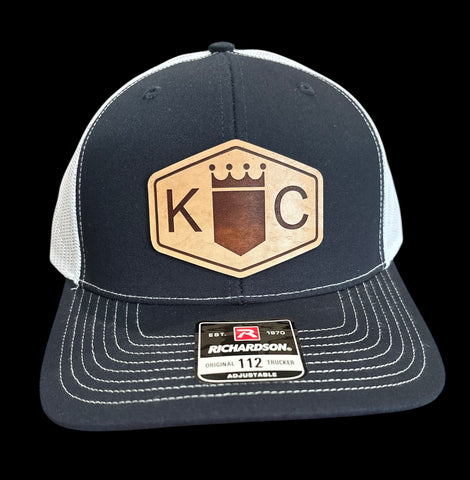 Kansas City Baseball Hexagon Leather Patch Hat