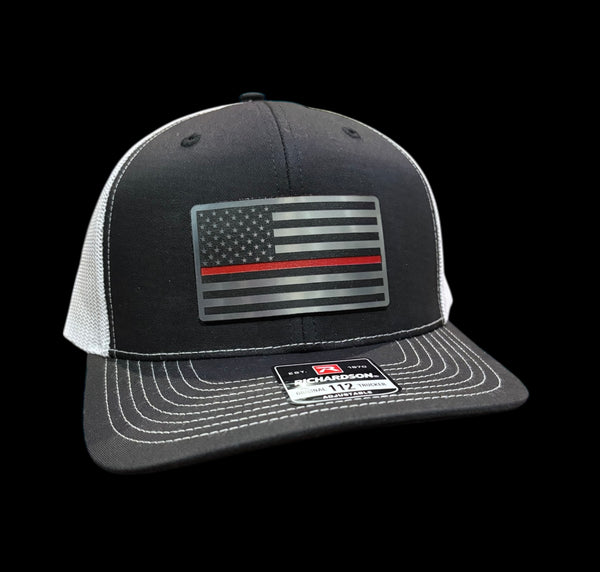 Thin Red Line Flag Tri-Layer Acrylic Patch Hat