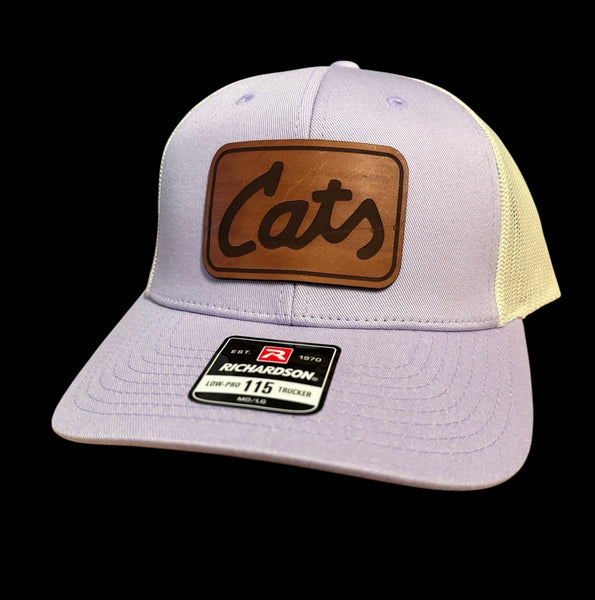 CATS Rectangle Leather Patch Hat