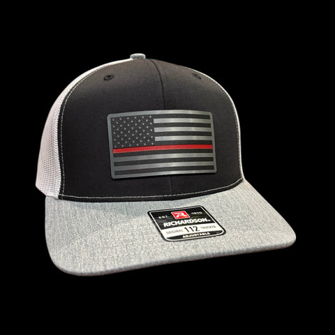 Thin Red Line Flag Tri-Layer Acrylic Patch Hat