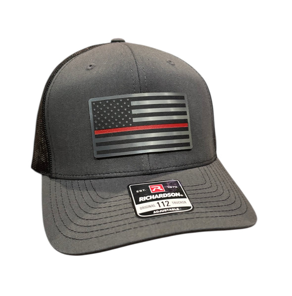 Thin Red Line Flag Tri-Layer Acrylic Patch Hat