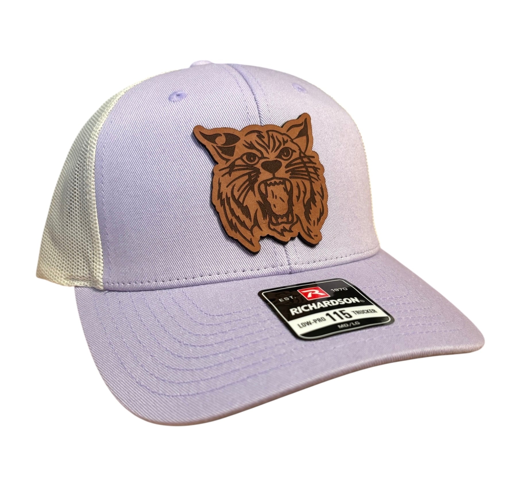 Retro Willie Offset Leather Patch Hat