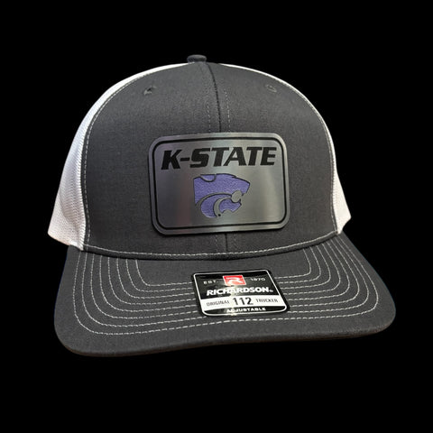 Rectangle K-State with Powercat Tri-Layer Acrylic Patch Hat