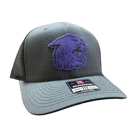 K-State Offset Retro Willie Purple Premium Leatherette Patch Hat