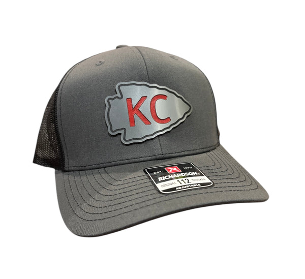 Kansas City Football Offset Arrowhead Tri-Layer Acrylic Patch Hat