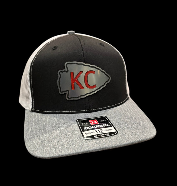 Kansas City Football Offset Arrowhead Tri-Layer Acrylic Patch Hat