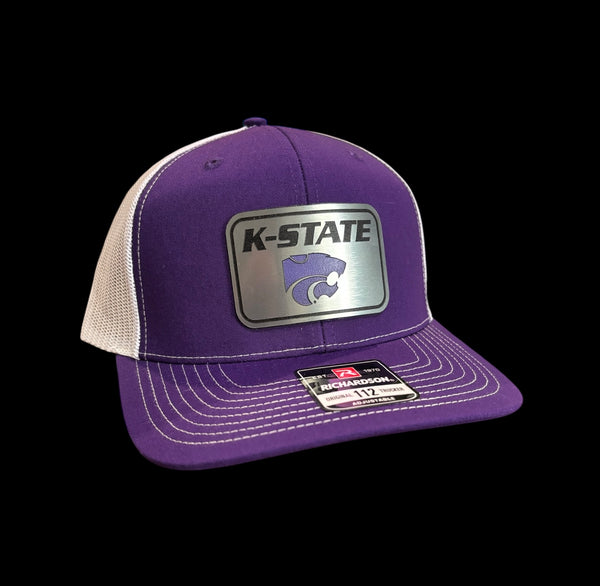 Rectangle K-State with Powercat Tri-Layer Acrylic Patch Hat