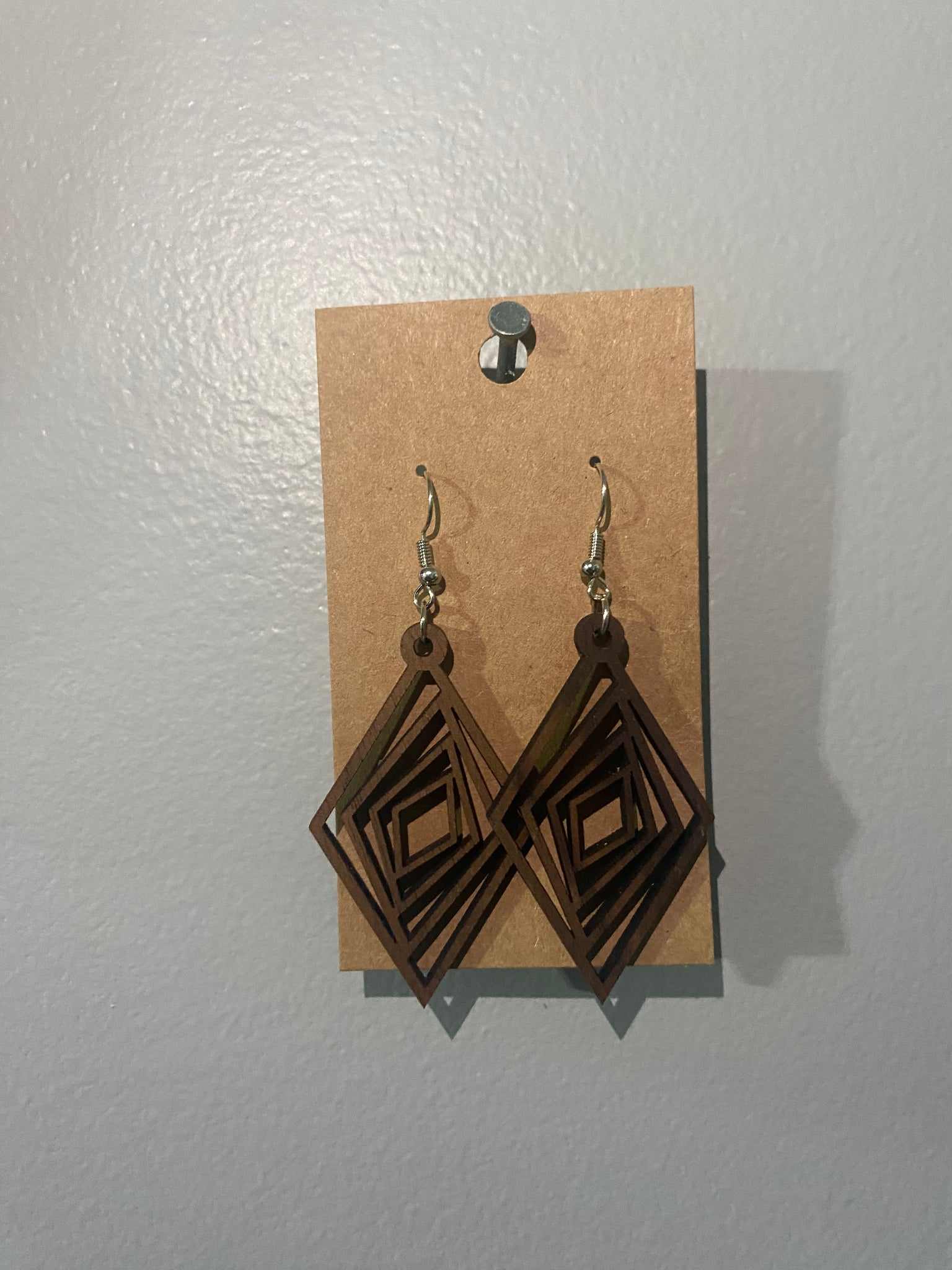 Geometric Wooden Earrings G