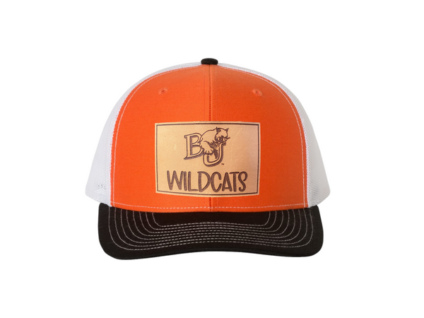 BU Wildcats Leather Patch Hat