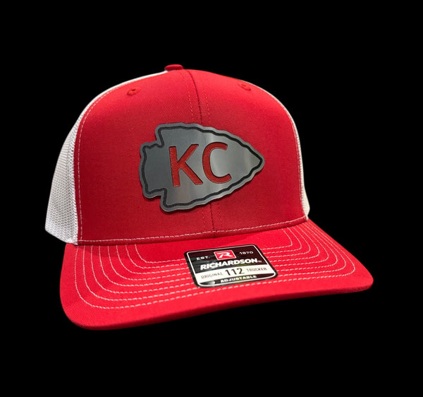 Kansas City Football Offset Arrowhead Tri-Layer Acrylic Patch Hat