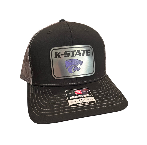 Rectangle K-State with Powercat Tri-Layer Acrylic Patch Hat