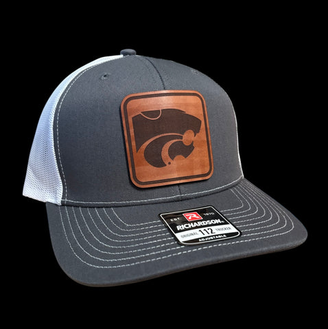 Powercat Square Leather Patch Hat