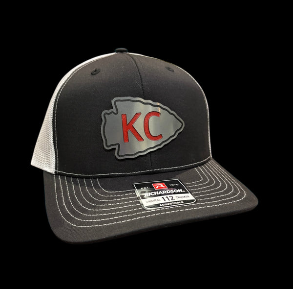 Kansas City Football Offset Arrowhead Tri-Layer Acrylic Patch Hat