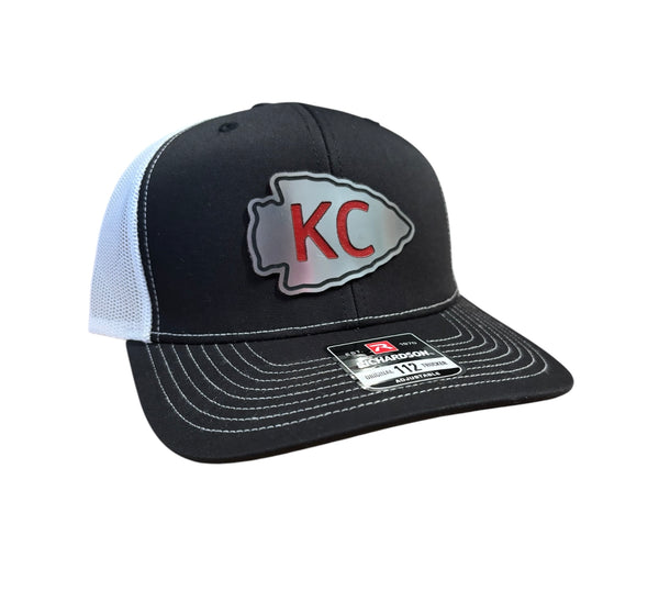 Kansas City Football Offset Arrowhead Tri-Layer Acrylic Patch Hat