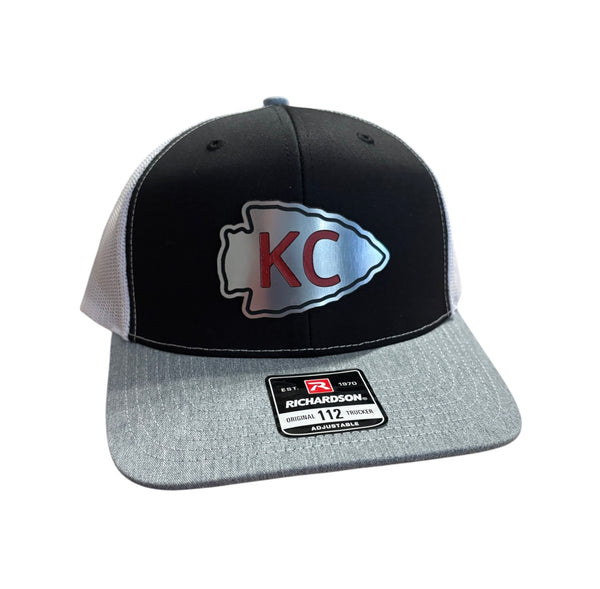 Kansas City Football Offset Arrowhead Tri-Layer Acrylic Patch Hat