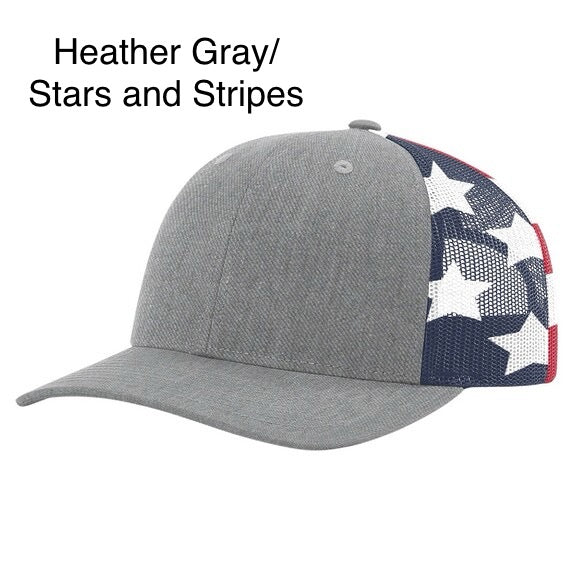 American Flag Tri-Layer Acrylic Patch Hat