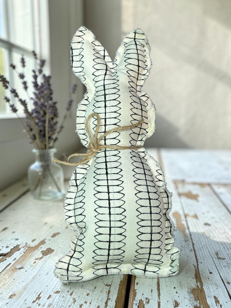 Farmhouse Fabric Bunnies - Set of 3