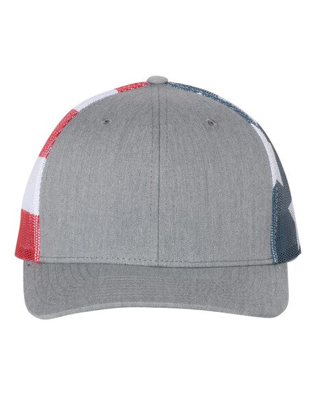 American Flag Tri-Layer Acrylic Patch Hat