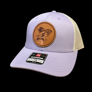 Flag Willie Circle Leather Patch Hat